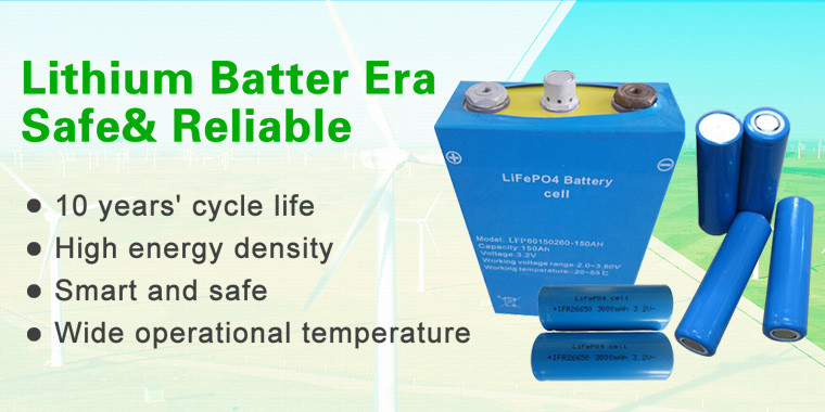 Батарея ЛиФеПО4 для солнечного хранения