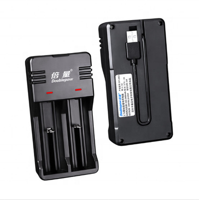 USB Doublepow заряжатель литий-ионного аккумулятора 26650 3,7 вольт 16340 18650